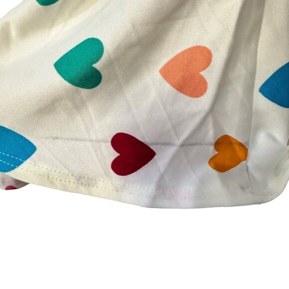 Dot Dot Smile White Polka Dot Hearts Girls' Ballet Toddler Dress 12/24M - Picture 6 of 7